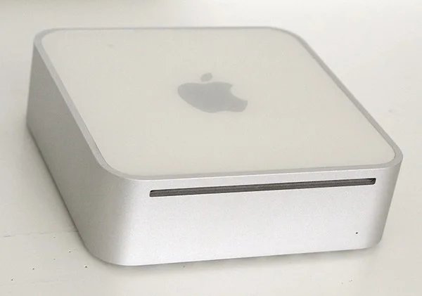 My first Mac - a Mac mini desktop. 2005.