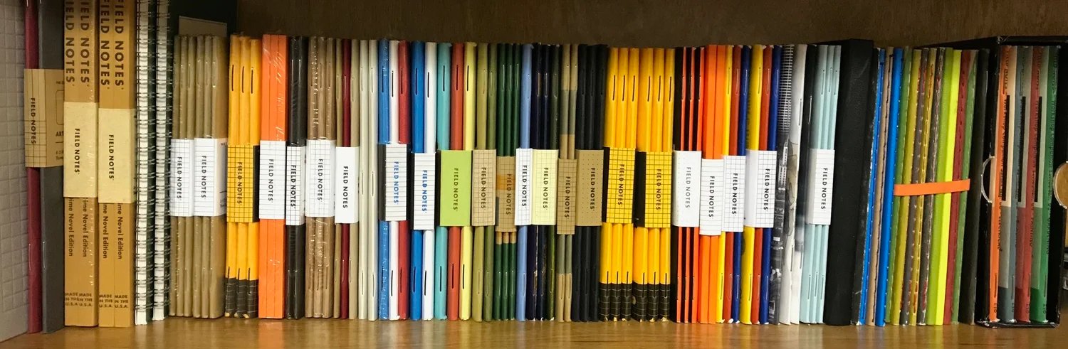 Current Field Notes collection. Yes I have a problem.&nbsp;