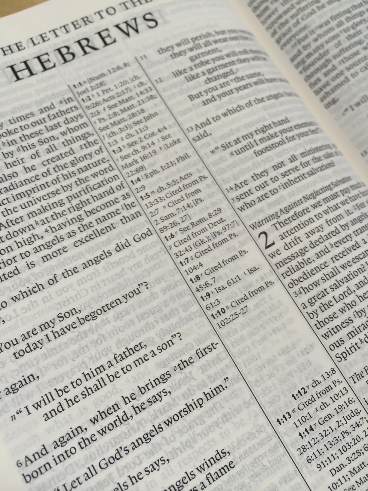 A sample of the inside. The font is small but not so small that you can't read it.&nbsp;